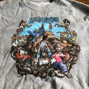 Disney splash mountain crewneck large!